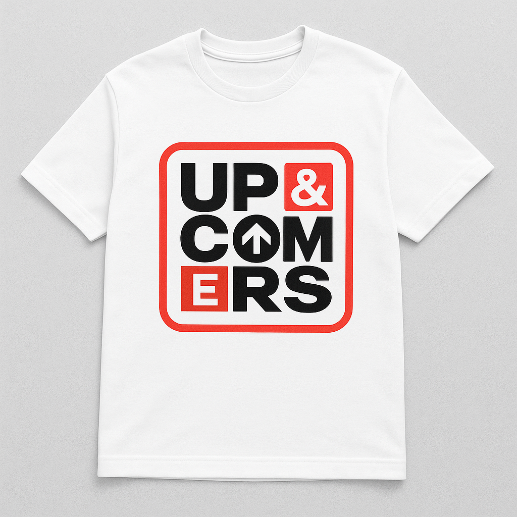 White Up & Comers Merch T-Shirt