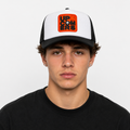 Black Hat (Up&Comers Unisex 3D Logo Trucker)