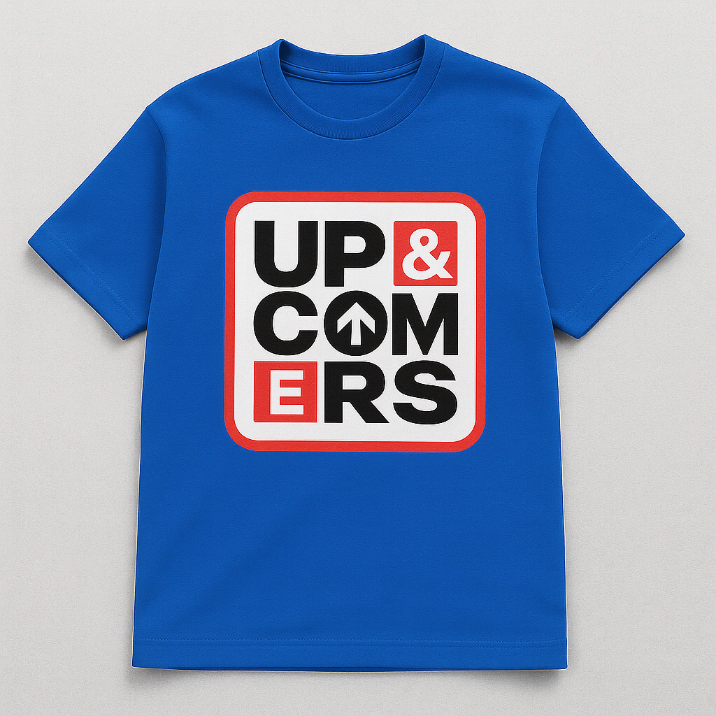 Blue Up & Comers Merch T-Shirt