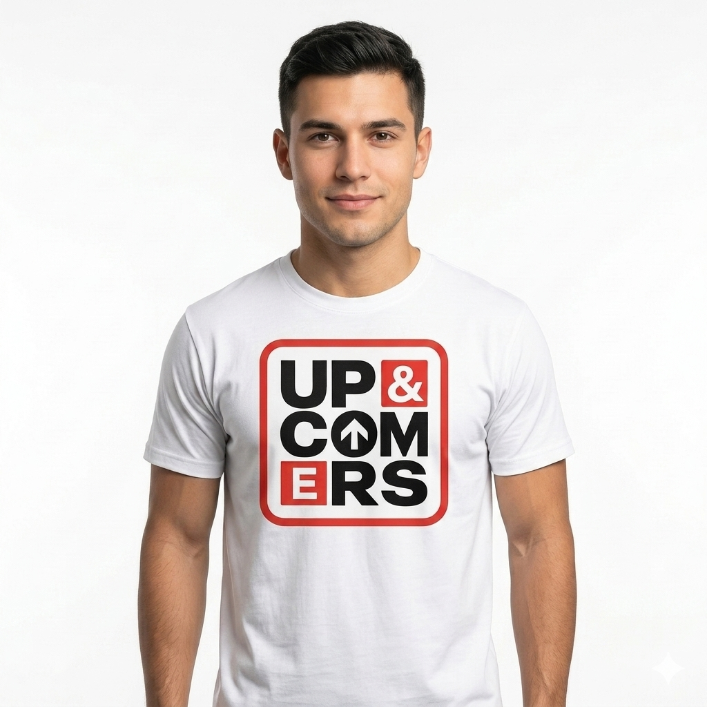 White Up & Comers Merch T-Shirt
